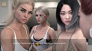 summers gone 59 brings some college vibes with blonde and brunette action