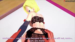 Kame Roshi с Android 18 в бельо от Dragon Ball Zex 5 безплатен POV пълен филм на Sheer Fantasyking3.