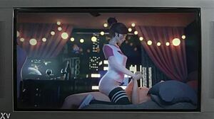 Dva jaše kaubojski u ovom Overwatch videu, jebe pičku jako i brzo.