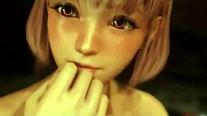 Bondage Hardcore mit 3D Blondinen Action