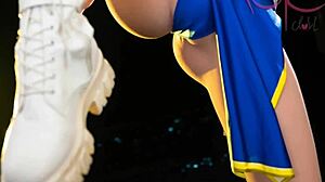 צ'אן לי בובה סקס פייססיטינג בקרב פרודיה עוצמתי