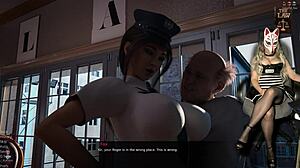 حارس السجن الحلقة 7 يظهر الزوج الخائن يشاهد زوجته في جوارب وزي تتناك