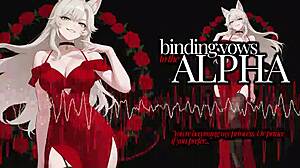 אני נכנע למלכת זאב פוטנרי אלפא במילף טרנסקסואלית פמדום רולפליי