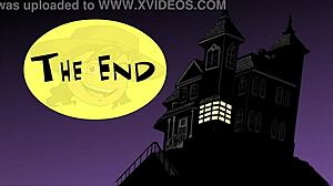 강렬한 애니메이션이 게임에서 하드 블로잡, 열정적인 섹스, 애널섹스 보여줘