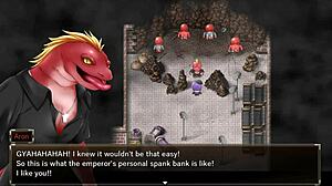 Karryn vankila liskomies himoitsee striptease handjobia rasvaisessa monsteri anaalissa!