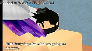 이 롭록스 여자가 화장실에서 거칠게 따먹히는 거 봐... 블론드 블로우잡과 보지 액션 사방에