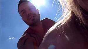 Stranger Fucks Teen Slut Without Condom in Public Deepthroat Action