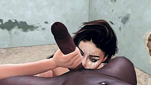 watching xsims star deepthroat and milk that big black cock for cum