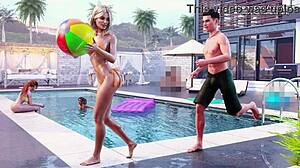 แฟนหนุ่มคักโคลด์ดูแฟนสาววัยรุ่น 18+ ปากเพื่อนใน 3D