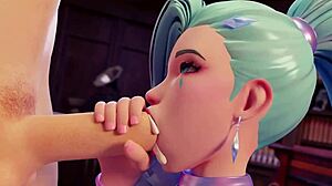 Seraphine insinúa placeres de mamada profunda en todos sus sets en este cartoon 3d legendario