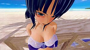 니코 로빈과 POV 섹스에 크림파이 큰 가슴 3D 애널 원피스 배트맨 헨타이