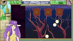 Avatar Last Airbender Trenér dosáhne análního orgasmu s lesbickým prdel šukáním v části 44!