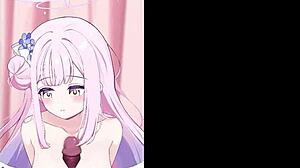 ミカズリ anime med kurvet figur der sutter pik før creampie i sengen