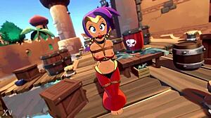 Oh človek, Shantae se tako trudi, da ne pobegne v tej divji animaciji