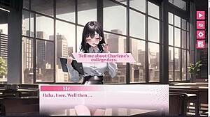 Hej söt sekreterare, ge mig den creampien nu i det här boss anime hentai spelet del 1?