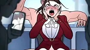 Горячая девчонка удивляет интенсивным хентай трахом в мокрых сценах с киской.