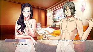 Shinjin 22 år gammel jente debuterer med store pupper cuckold kuk-handling