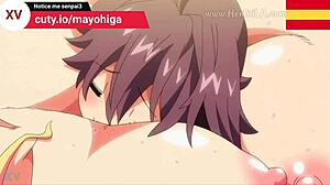 Freund pisst auf ihn in einem überraschenden und süßen Hentai-Moment mit intensiven Details