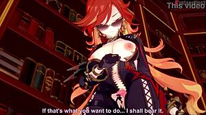 О Вау, Мавуика Сосет Тот Член в Офисе Джин на Работе! Полная Фантазия в Genshin Impact Хентае от Fantasyking3