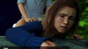 Я так возбужден, пока девственная сводная сестра пробует анальный секс впервые с огромным членом в 3D хентае Milfy City