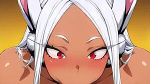 Cítím vzrušení v My Hero Academia Mirko Hen AI zjednodušená verze