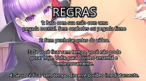 ¿Listo para este desafío de semen de 90 segundos con Sakura Haruno en hentai JOI retro Naruto?