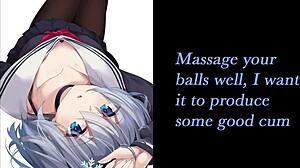 Гинко Сора доставляет CFNM ноги хентай с пантихоз фемдом и инструкциями дрочки