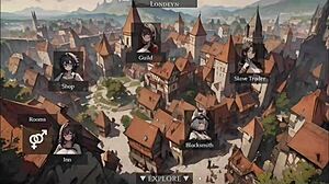 Kat pige lærer hoved færdigheder i slave harem 2