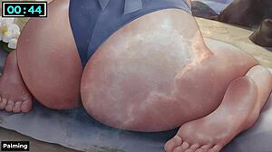 Сукубус дава инструкции за дърпане в хентай предизвикателство издръжливост епизод 2!