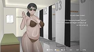 Чона - NTR геймплей с орал, големи цици, крем пай и MILF действие в хентай сцени