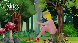 Amputirani lovac se bori u magičnoj šumi animacija