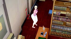 Dragon Ball Z JOI Rol Yapımında Bulma'nın Partisinde Mastürbasyon Yapan Chi Chi Yakalandı