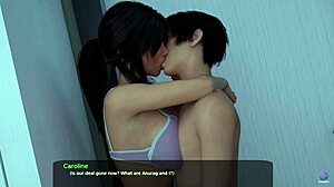 Nevlastná sestra sa vkradne do mojej izby a cucá môj obrovský kurac v 3D hentai z Milfy City