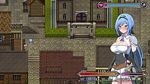 Jalan-jalan kota malam dan interaksi dengan pria horny - Nightmare Knight bagian 8 rute baik dengan masturbasi tetek besar dan anal