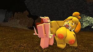 บรอธเฮล Pitfall 2 โดนกับเฟอร์รี่ท้องเย็ดใน Whorblox