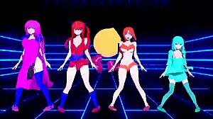 Hej, poglejmo ta duhovski ples s Pacmanom, poln seksa