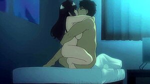 Tá busty chica dostáva sex od tučného chlapa, čo buchá jej veľké prsia