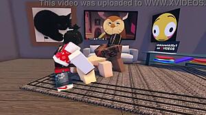 Makima dukker opp på Roblox med noen kurvete tjukke action i spillet