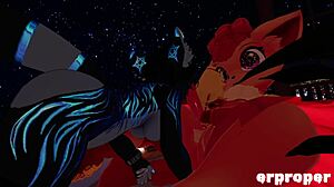 看这个毛茸茸的家伙在VRChat中激烈口交Vulpix！