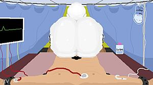 Хэйди Фемдом Скачет на Большом Члене за Кремпаем в Позе Наездницы Тест