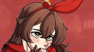 amber alert joi genshin impact série epizoda 2, jako by byla nahá a dávala instrukce na jerk off