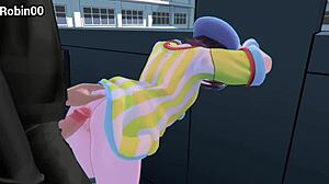 Wah, kompilasi blowjob vtuber ni dalam gaya anime hentai 3D memang liar dengan semua momen handjob tu