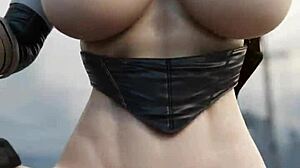 Är du redo att knulla med denna syster i 3D-spelsanimation?