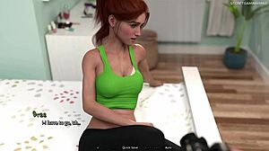 Pervert τύπος αρχίζει γυμναστική με υπερ καυτές ώριμες γυναίκες σε σέξι ρούχα. Βουτάει σε τεράστια στήθη action σε αυτό το 3D hentai anime game - Summer Heat 02