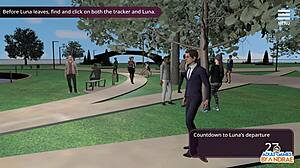 פרק 10 מגביר אמון עם לונה, לאנה, מיון והייזל כעוגן נשי שכנה ב-BDSM סקווירטינג עם תלבושות מפלצות ענק וציצים גדולים אנאל 3D