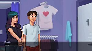 Я ценю Summertime Saga, где пышная милф демонстрирует свое сексуальное тело в новых бикини.