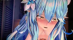 Yukihana Lamy POV Blowjob Animatie!