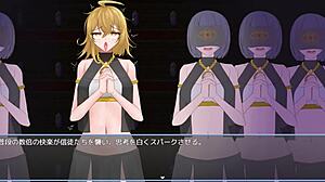 Anime hentai hra ukazuje krásnou holku, jak se intenzivně masturbuje v náboženském brainwashingu plná galerie Část 2