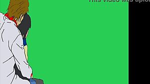 Randy zagraniczny nauczyciel nauki pieprzy jasnoskórą afrykańską młodą 18+ w mundurku hentai