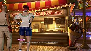 3D街头霸王恶搞色情游戏第2部分所有Mannon性爱场景